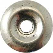 Anneau donut métal 25 mm Argenté