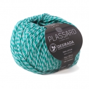 Fil crochet et tricot d'été bicolore 100% coton : Desirada Turquoise 21