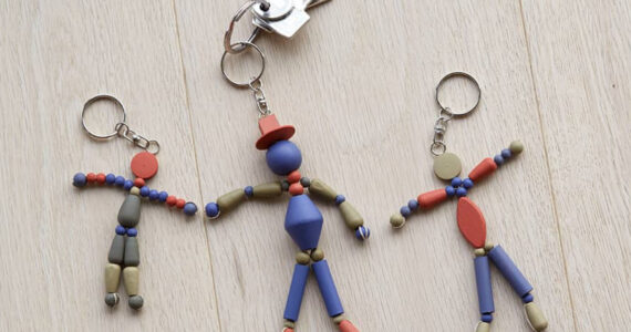 DIY enfant facile : un bonhomme en perles pour la fête des Pères