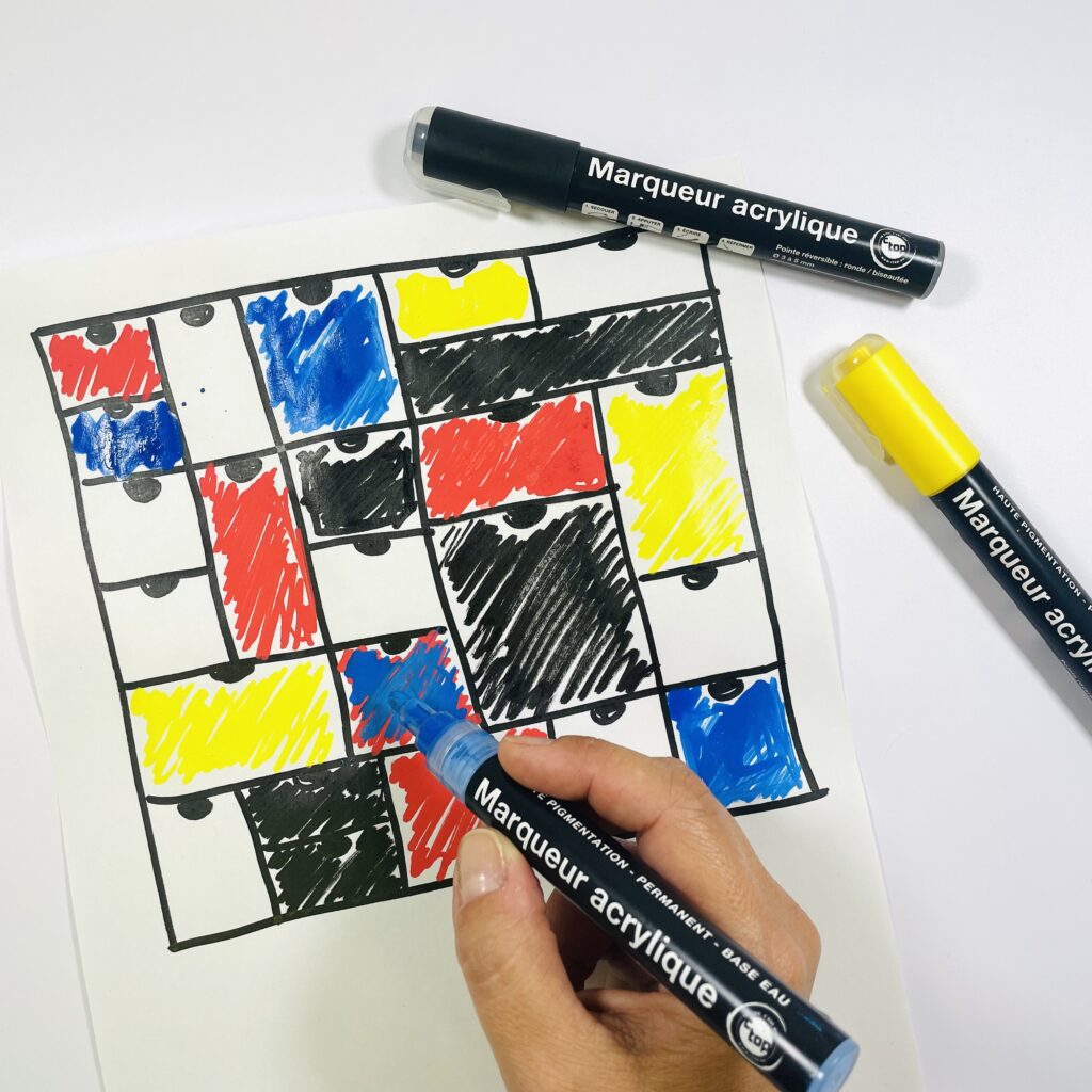 schéma mondrian