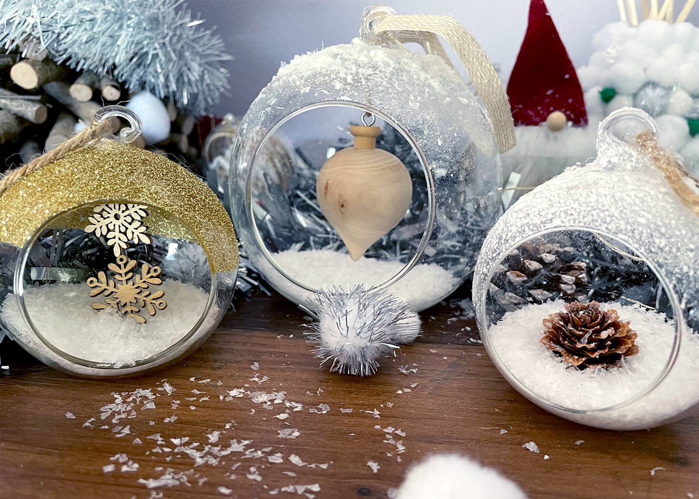 DIY boules de Noël en verre facile