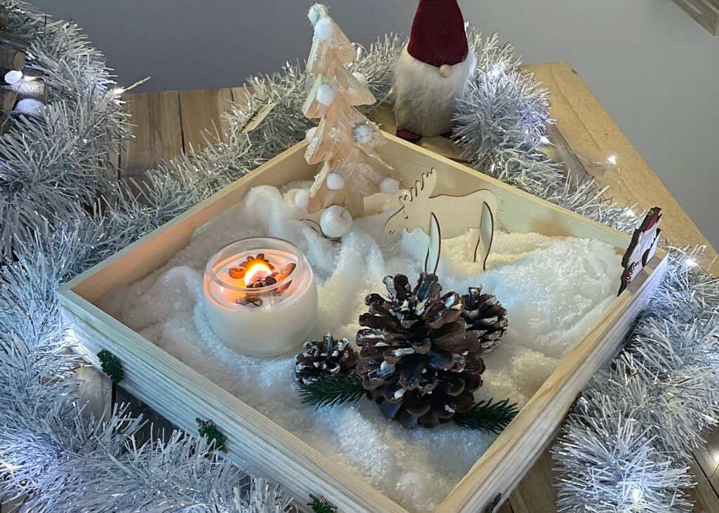 Centre de table Noël : DIY simple et facile pour une déco magique