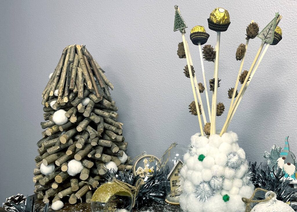 Vase déco Noël : Je fabrique ma propre décoration de Noël !