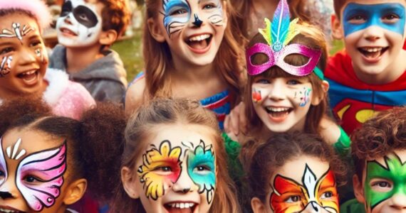 Tuto et inspiration maquillage enfant pour mardi gras et le carnaval de l'école