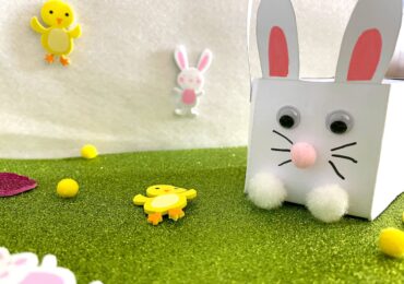 Préparez la chasse aux œufs avec les enfants : DIY sac lapin en papier !