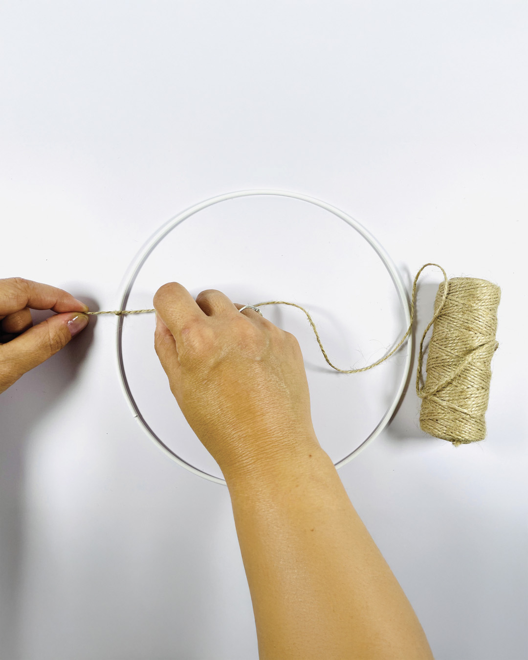 Tuto couronne de fleurs séchées