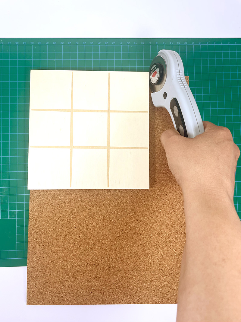Pas à pas pour réaliser ce DIY jeu de morpion chic et glam