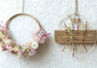 Couronnes de fleurs séchées : nos inspirations tendance (bonus Tuto)