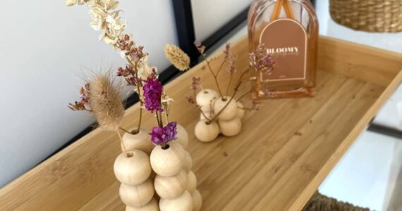 DIY Home déco avec de belles compositions en fleurs séchées