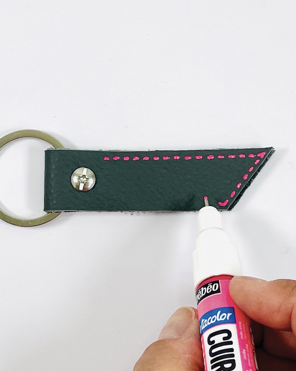 accessoires chutes de cuir : étape 12