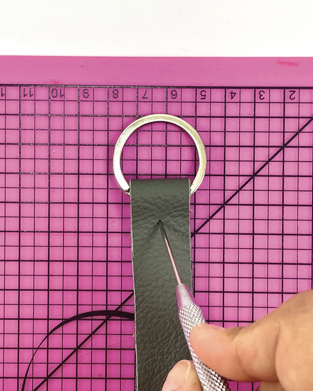 accessoires chutes de cuir : étape 7