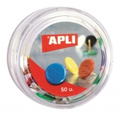 Punaises Assortiment de couleur 50 pièces