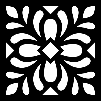 15075005 - 5414135024926 - Artémio - Pochoir 15x15cm Carreau ciment 5