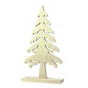 Sapin de Noel en bois 25x13x5 cm