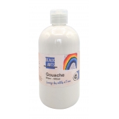 Gouache fabriqué en France Blanc 500 ml