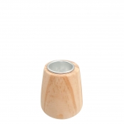 Bougeoir en bois 5 x 5 cm