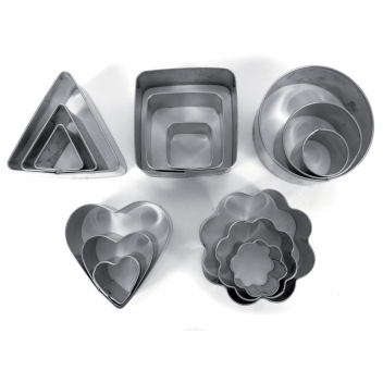 265028 - 3471052650289 - Graine créative - emporte-pièces métal Assortiment 15 pièces