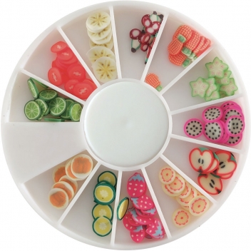 269010 - 3471052690100 - Graine créative - Tranches de canes MINI MINI Fruit exotique