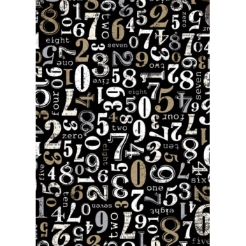193611 - 3532431936117 - Graine créative - Tissu adhésif A4 Chiffre - 2