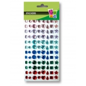 Strass époxy adhésif Style gemme 96 pièces