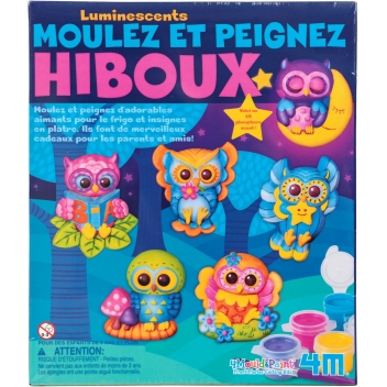 5664654 - 5414561466901 - 4M - Kit DAM/4M pour enfant Moulez et peignez hiboux - 2