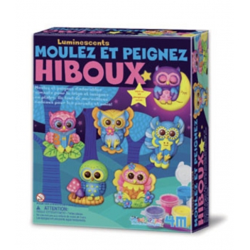 5664654 - 5414561466901 - 4M - Kit DAM/4M pour enfant Moulez et peignez hiboux