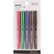 Cricut Explore/Maker : Stylos Pointe Basic 0.4 mm Infusible Ink 5 pièces