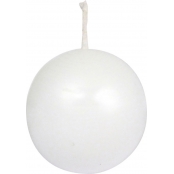 Bougie Blanche Boule 5 cm