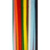 Chenille 30 cm 6mm 9 Couleurs 45 pièces