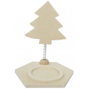 Support à Bougie Sapin 9x7,8x11 cm