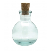 Flacon Boule en verre H 9 cm