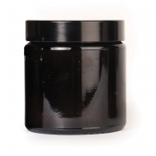 Pommadier 120ml Verre Ambré + Couvercle