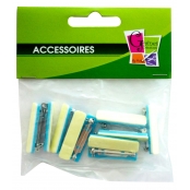 Broche adhésive 3 cm 10 pièces