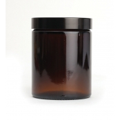 Pommadier 180 ml Verre Ambré + Couvercle