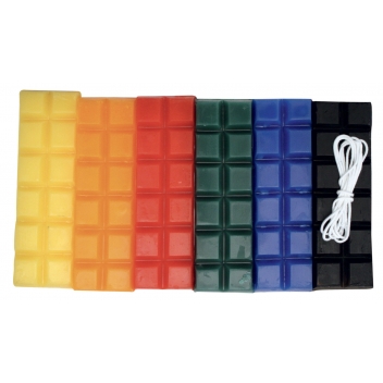 138200 - 3471051382006 - Graine créative - Bougie à modeler 6 barres Couleurs primaires 240 g - France