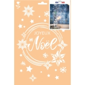 Pochoir A4 Joyeux Noël