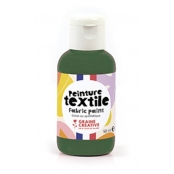 Peinture Textile Vert Foret 50 ml