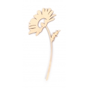 Fleurs en Bois Contreplaqué 24 cm 10 pièces