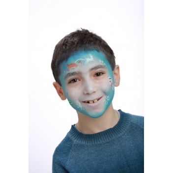 GT41936 - 3700010419362 - Grim\'tout - Pochoir de maquillage pour enfant Reine des neiges - 2