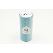 Masking Tape MT Casa Quadrillage 10 cm bleu fond bleu - pool