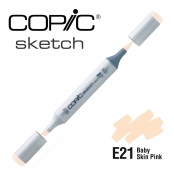 Marqueur à l\'alcool Copic Sketch E21 Baby Skin Pink
