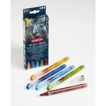 DW2305519 - 5028252594851 - Derwent - Marqueurs peinture opaque Derwent Paint Pen 5 palette n°2