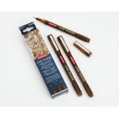 Marqueur Calibré Derwent Line Maker 3 fineliners encre sepia