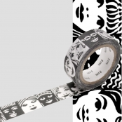 Masking Tape MT Erik Motif visages 1,5cm x 7m