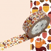 Masking Tape MT EX écureuil & noisette