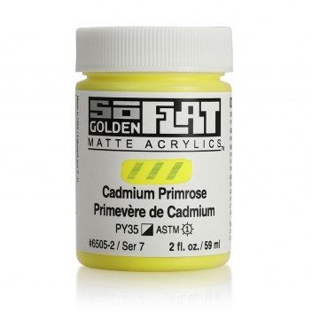 SF-06505 - 738797650527 - Golden - Peinture Acrylic SoFlat Golden 60 ml Primevère de Cadmium S7