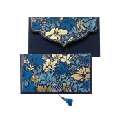 Carterie Bouquet Bleu et Doré