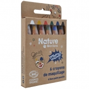 Crayons de maquillage pour enfant WOW! Cosmo Organic 6 pièces