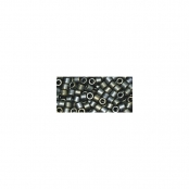 Perle Miyuki Delica 10/0 DBM307 Métallic dépoli anthracité