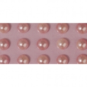 Perle de pluie autocollante Ø5mm Rose 80 pièc.